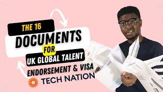 See the 16 UK TechNation Documents You Need to Apply for Global Talent Visa