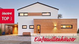 Top 3 Einfamilienhäuser | Einfamilienhaus bauen | LUXHAUS