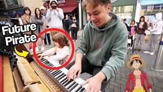 I Played ONE PIECE OP On Piano In Public!