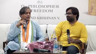 Dr Shashi Tharoor in conversation with author GovindKrishnan on his recent book on #SwamiVivekananda