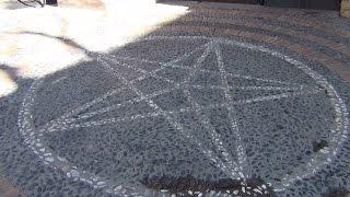 9th Century French Church with Pentagram at the Entrance: Baphomet of the Templars