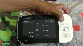 How to Delete The Memory / Clear History  From A Omron Series 10 Blood Pressure Monitor