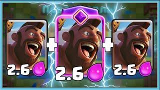  3 BEST 2.6 HOG DECKS / Clash Royale