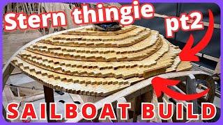 Stern rudder assembly PT2 - ️ Building 50ft Sailboat - ep82 Project SeaCamel