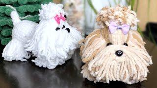 Cute dog crochet. York crochet. Video tutorial. Part 2