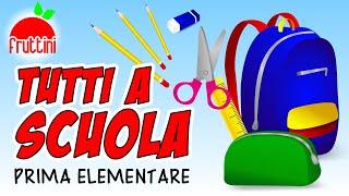 INIZIA LA SCUOLA! | Cosa metto nello zaino della PRIMA ELEMENTARE? | Tutti a scuola con Fruttini