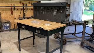 Vevor work bench and tool racks