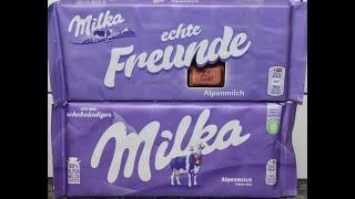 Milka echte Freunde & Milka Alpenmilch Comparison