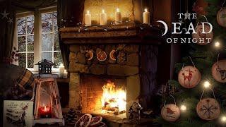 Yule Fireplace Ambience ️️️ | The Winter Solstice | Cozy Fire Sounds & ASMR
