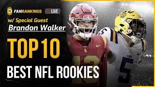 Fan Rankings LIVE: Episode 1 - Top 10 Best NFL Rookies 2024 Rankings Preview w/ Guest Brandon Walker