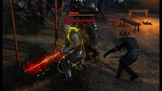 Olgierd's Iris sword glowing red hot | Witcher 3