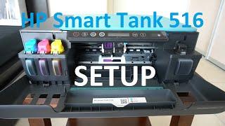 Setup: HP Smart Tank 515 551 555 559 516 519 Ink Tank Printer