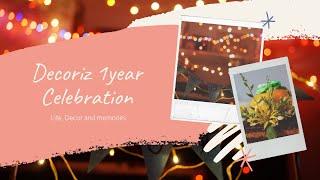 CAKE DECOR IDEA | CELEBRATING ONE YEAR OF DECORIZ