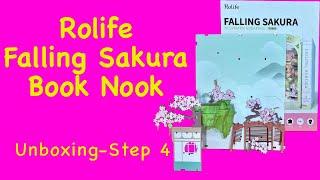 Rolife Falling Sakura Book Nook Unboxing-Step 4