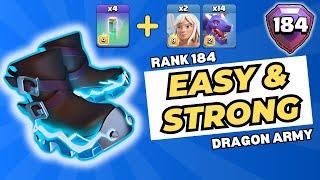 This STRONG Dragon Attack Got me Rank 184! Clash Of Clans Strategy