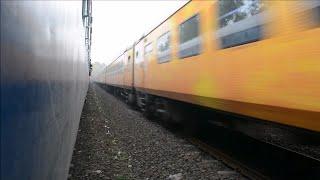 Mumbai-Goa Tejas Express at Full Speed of 120km/h