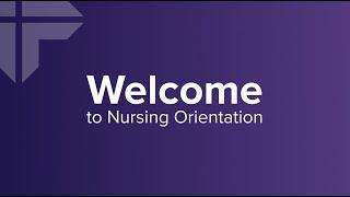 Nursing Education Orientation - What to Expect