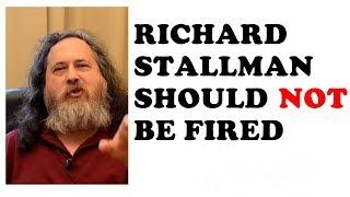 Richard Stallman Should Not Be Fired (vlog) | Linux Discussions / OpEd