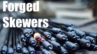 Blacksmithing : Forged Skewers - The Forge