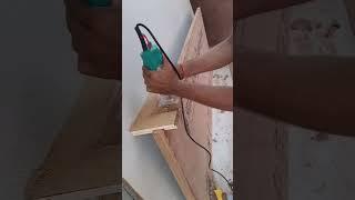 Hinges fitting                                                #woodworking #shortvideo #explorepage