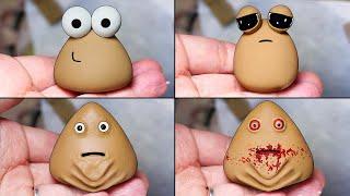 Making Pou & Sad Pou & Bou's Revenge Sculptures Timelapse