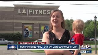 Mom concerned about gym child care "loophole" in Indiana law