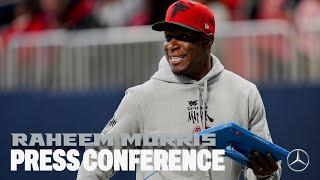 Raheem Morris & Michael Penix Jr. reflect on win over New York Giants | Press Conference