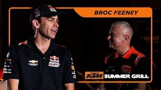 Holden's' last-ever race winner in Supercars Broc Feeney joins the KTM Summer Grill