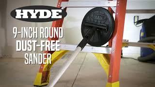 Hyde Tools 9-Inch Dust-Free Sander | Tool No. 09185