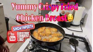 Crispy Fried Chicken Breast try this #yummy #food #asmrsounds @SINDAYNPERTH