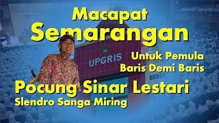 POCUNG SINAR LESTARI, SLENDRO SANGA MIRING, CENGKOK SEMARANGAN