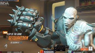 POTG! What TOP 0.1% Doofmist Looks Like - GetQuakedOn Rollouts Doomfist OVERWATCH 2 SEASON 11