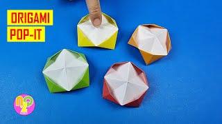 Origami Pop it Tutorial | How to Make Pop it with Paper