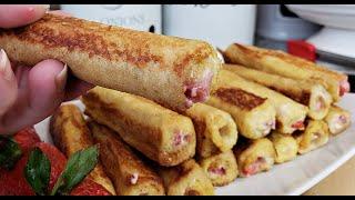 French Toast Roll Ups | French Toast Breakfast Ideas | Breakfast Ideas For Kids