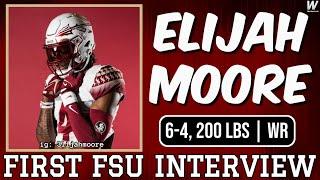 FSU Football | WR Elijah Moore "I PUSH MYSELF ALWAYS" | Elite HS WR now on Florida State Campus #FSU