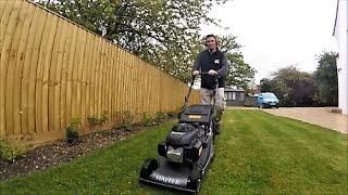 Mowing a New Lawn with a Hayter 41 Pro