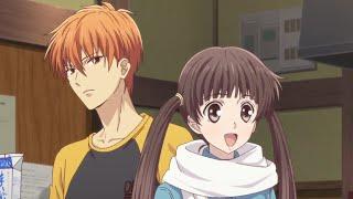 Tohru flirts and act cute with Kyo, Yuki returns to the estate - Fruits Basket 2nd Season Episode 24