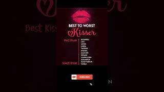 Who is the best kisser zodiac sign ( best kiss mtv ) #kiss_status #kissing_status