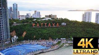 Pattaya Thailand 2021 by Drone 4K with New Channel Pattaya 4K Walker Extra 13th Oct.
