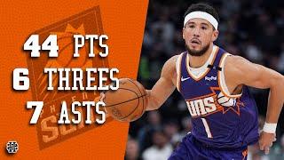 Devin Booker 44 pts 6 threes 7 asts vs Wolves 24/25 season