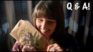 ASMR  Q & A! Up close and very personal~Whispers~Crinkles