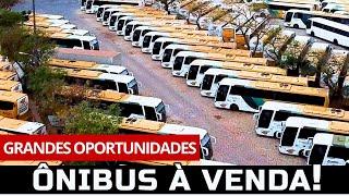 MUITOS ÔNIBUS À VENDA NOS GRANDES GRUPOS | ÔNIBUS USADOS MARCOPOLO | BUSSCAR GONTIJO