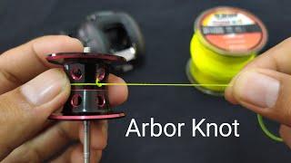 Cara Ikat Arbor Knot ke reel spool simple | Arbor Knot AmriVlog#15