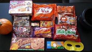 Fool Eats Halloween Candy For 20 Minutes & Talks #FoodPorn | FreakEating Halloween Haul 2014