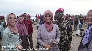 (Behind the scene) Upacara PEMBARETAN DIKKO 172 MARINIR di Pantai Baruna, Malang Selatan.