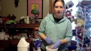 How To Stiffen Fabric and Yarn Bowls with Glue