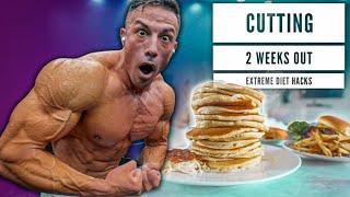 FULL DAY OF EATING - 2 WEEKS OUT - INSANE CONTEST PREP