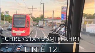 Führerstandsmitfahrt | Linie 12 | Scheibenstraße – Zollstock Südfriedhof (Stadtbahn Köln)￼