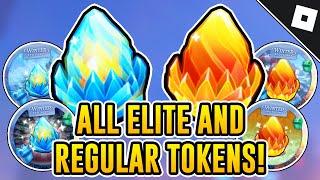 [EVENT] How to get ALL 22 ELITE TOKEN & ALL 24 REGULAR TOKEN BADGES (WINTER SPOTLIGHT) | Roblox