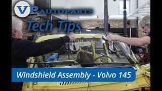 Montering av vindruta - Volvo 145